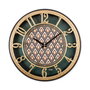 Wallity Hisar Emerald Design Reloj de Pared Marrón y Verde